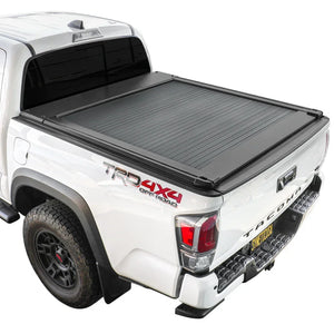 syneticusa ar retractable pro tonneau cover for Toyota Tacoma TRD