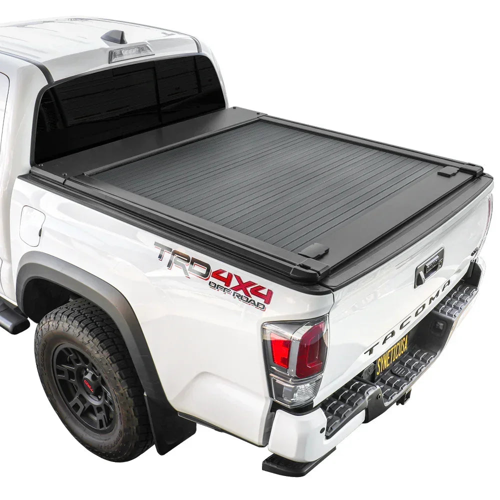 syneticusa mr retractable tonneau cover for Toyota Tacoma TRD 5ft bed