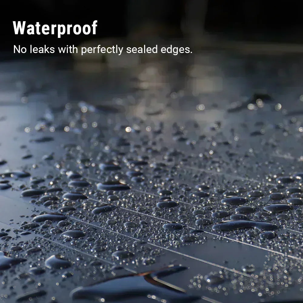 syneticusa waterproof retractable tonneau cover with no leaks with perfectly sealed edge