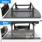 SYNETICUSA® R1L Aluminum Heavy Duty Adjustable Truck Bed Ladder Rack (6ft - 8ft Bed)