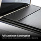 truck bed cover with full aluminum construction on a truck bed