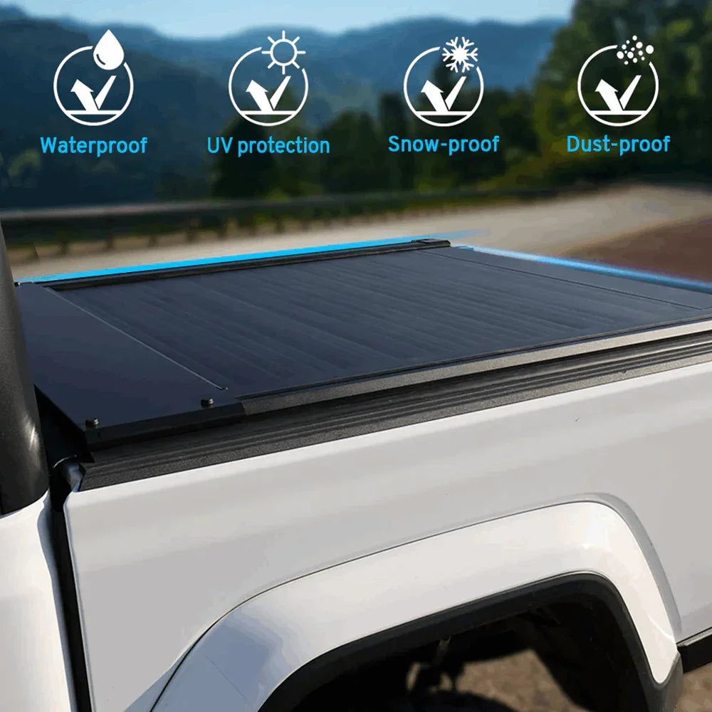 [2-in-1 Bundle] Maverick Retractable Tonneau Cover w/ Rack System