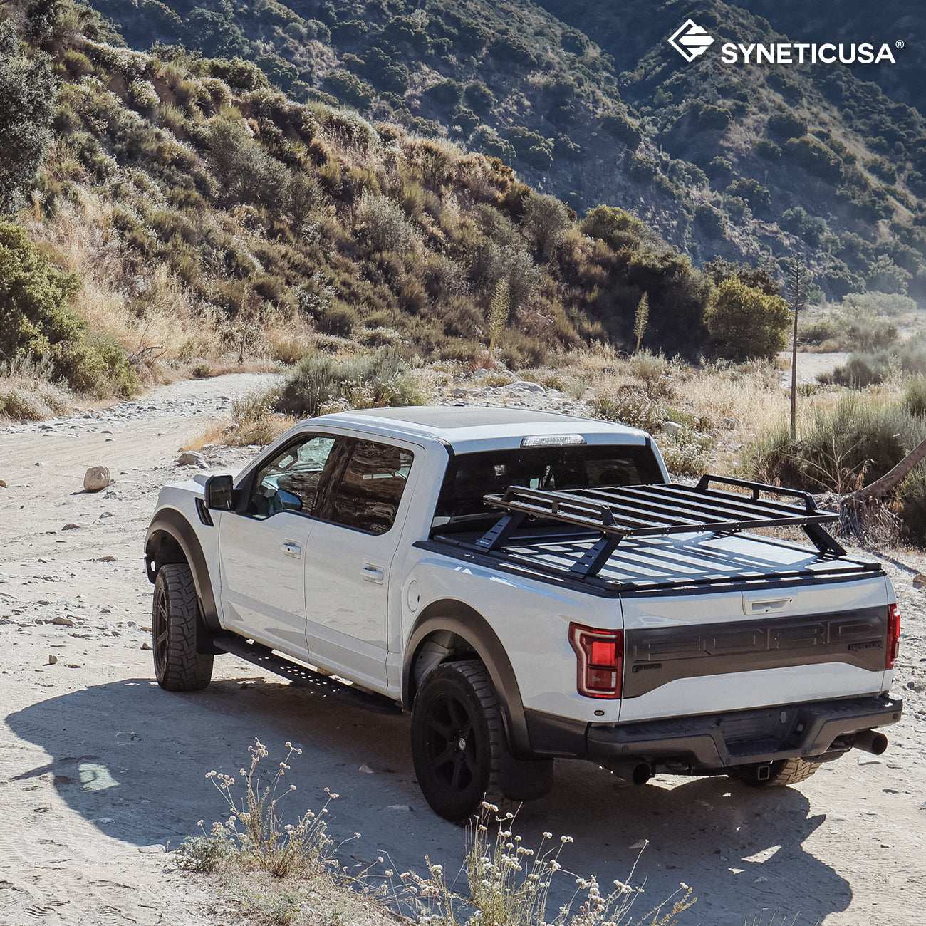 [2-in-1 Bundle] Ford F-250/F-350 Retractable Tonneau Cover w/ Rack System