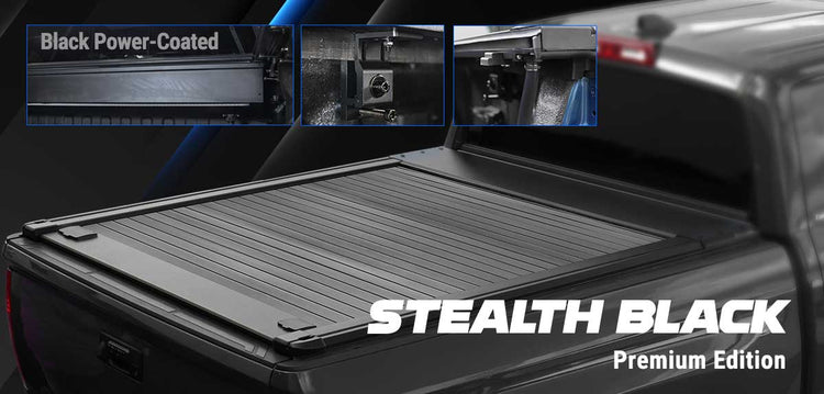syneticusa premium edition tonneau cover stealth black series