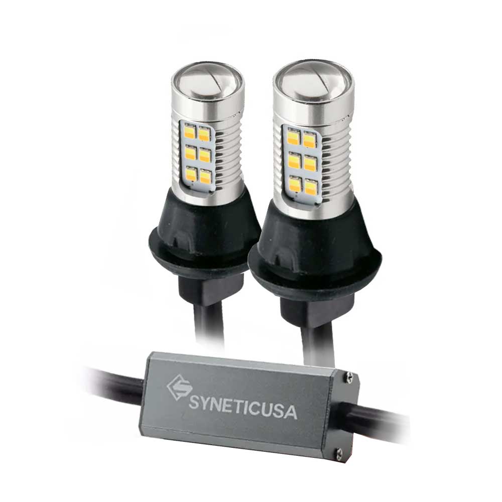 Error Free White/Amber LED Type2 Switchback Bulbs