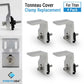 Tonneau cover clamp replacement set for Titan with SYNETIC USA branding.