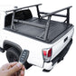 [2-in-1 Bundle] syneticusa powered Retractable Tonneau Cover with aluminum ladder rack