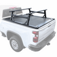 [2-in-1 Bundle] silverado Retractable Tonneau Cover w/ r1s ladder rack aluminum