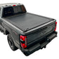 Gray Ford F-250 truck with a tonneau cover on a white background