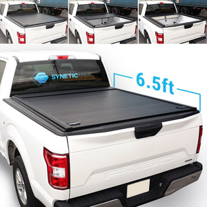 Retractable tonneau cover for 6.5 feet.