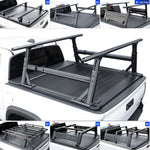 [2-in-1 Bundle] customization syneticusa Retractable Tonneau Cover with rack system 