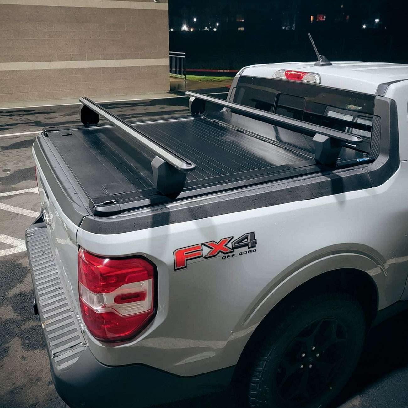 [2-in-1 Bundle] Maverick Retractable Tonneau Cover with crossbar