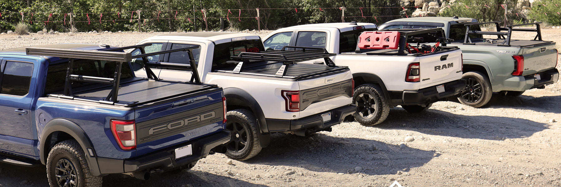 syneticusa retractable tonneau cover with t-slot channel and overland rack system gears