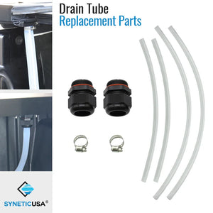 2 pcs Drain Tube Replacement Parts