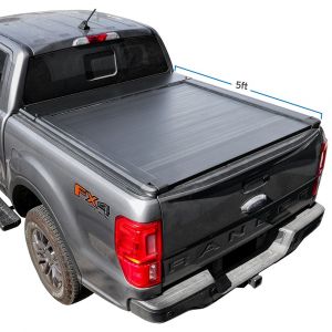 Grey Ranger with SyneticUSA's automatic retractable tonneau cover