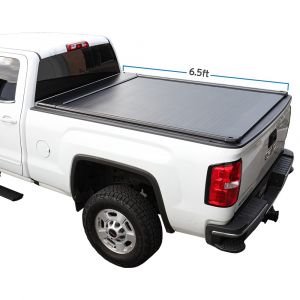 [SyneTrac-AR] 2007-2019 Sierra 2500/3500 6.5ft Bed Spring Recoil Auto-Retractable Hard Tonneau Cover